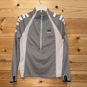 PINK Victoria's Secret Gray Long Sleeve Top